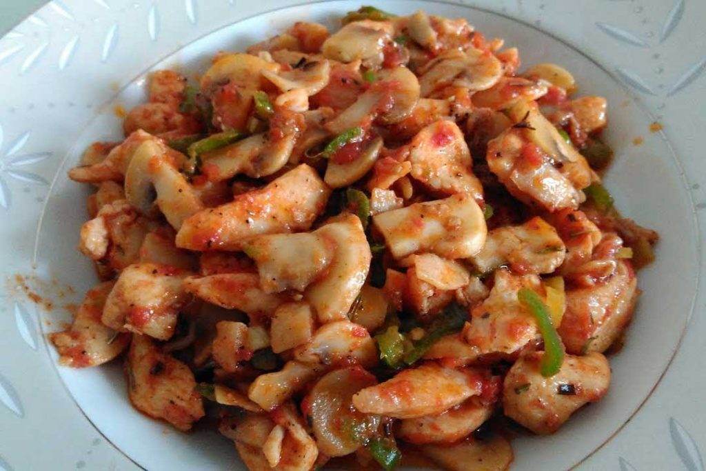 Mantarlı Tavuk Sote Tarifi